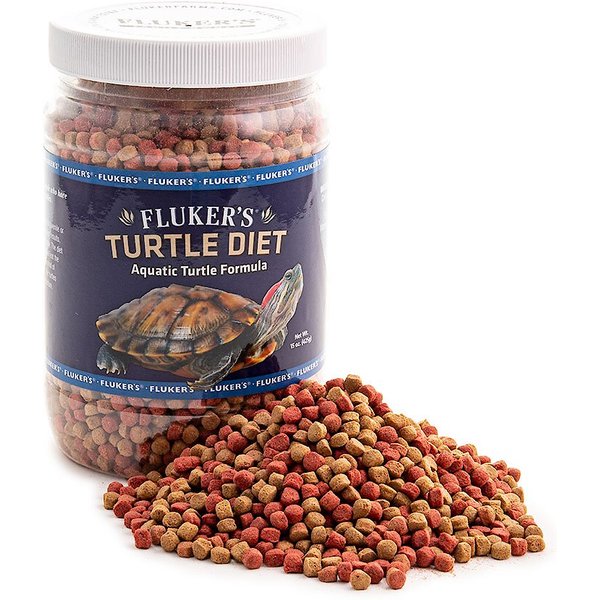 FLUKER'S Turtle Diet Aquatic Turtle Food, 15oz jar