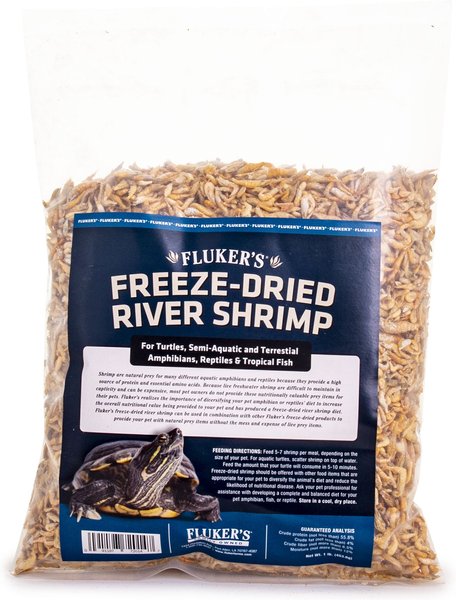 Fluker's Freeze-Dried River Shrimp Reptile Treats, 1-lb jar slide 1 of 4