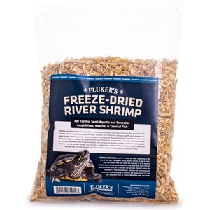 Fluker's Freeze-Dried River Shrimp Reptile Treats, 1-lb jar