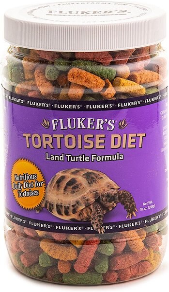 FLUKER'S Large Pellet Tortoise Diet Land Turtle Food, 10-oz jar - Chewy.com