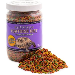 Fluker's Tortoise Diet Land Turtle Food, 16-oz jar