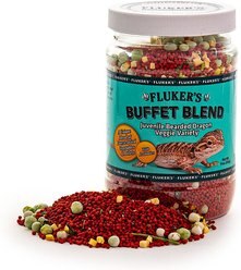 Fluker's Buffet Blend Veggie Variety Juvenile Bearded Dragon Food, 9-oz jar