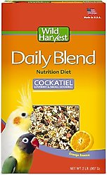 Wild Harvest Daily Blend Cockatiel Food, 32-oz bag
