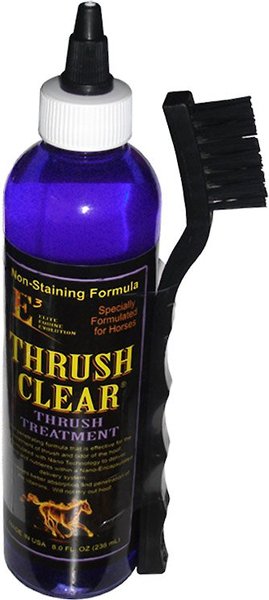 E3 Thrush Clear with Brush Horse, 8-oz bottle slide 1 of 1