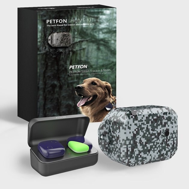 Petfon Home Kit Pet GPS Tracker II, Blue & Gray