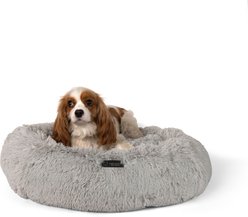 Nandog Calming Shaggy Cat & Dog Bed, Gray