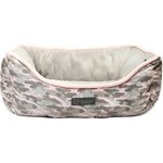 K&H Pet Products Huggy Nest Pet Bed, Green/Tan