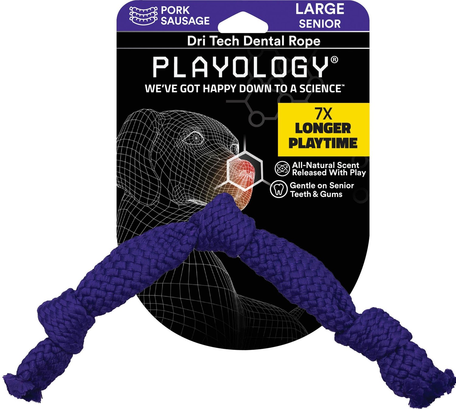 sausage rope dog toy