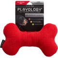 Playology All Natural Beef Scented Plush Squeaky Bone Dog Toy, Large