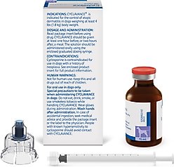 Cyclavance (cyclosporine oral solution) for Dogs, 100-mg/mL, 15-mL slide 2 of 5