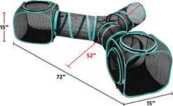 Kitty City Outdoor Three Way Play Cat Tunnel slide 2 of 6