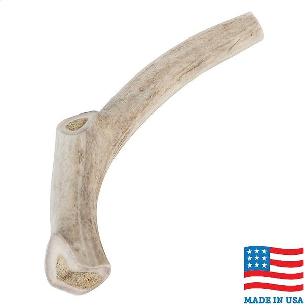 Bones & Chews Made in USA Deer Antler Dog Chew, 9.5 - 10.5-in, X-Large slide 1 of 8