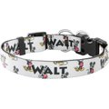 Disney Mickey Mouse Golden Days Personalized Dog Collar, Small: 10 to 14-in neck, 3/4-in wide