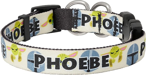 STAR WARS THE MANDALORIAN GROGU Version 2 Personalized Dog Collar, X-Small: 8 to 12-in neck, 3/8-in wide slide 1 of 6