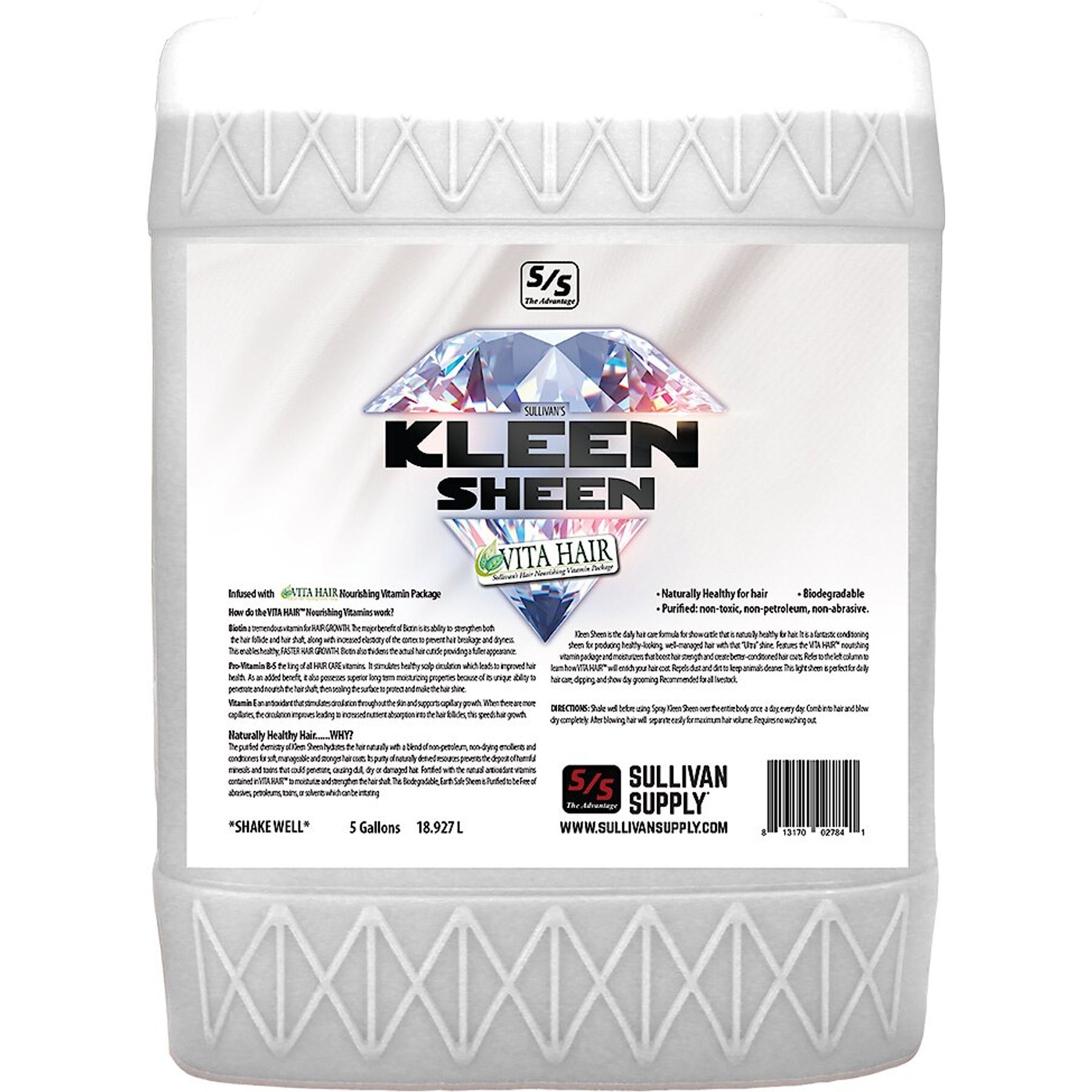 SULLIVAN SUPPLY Kleen Sheen Farm Animal Maintenance Conditioning