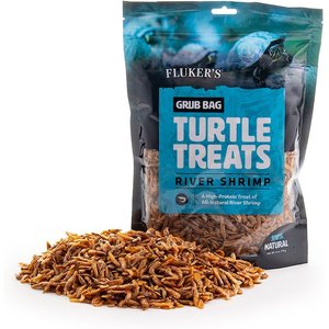 Fluker's Grub Bag Turtle Treats - River Shrimp, 6-oz
