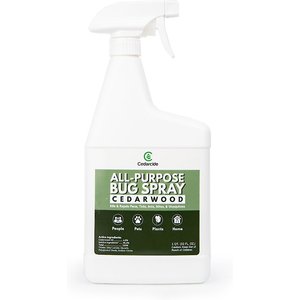 Cedarcide Cedarwood All-Purpose Dog & Cat Bug Spray, 32-oz bottle
