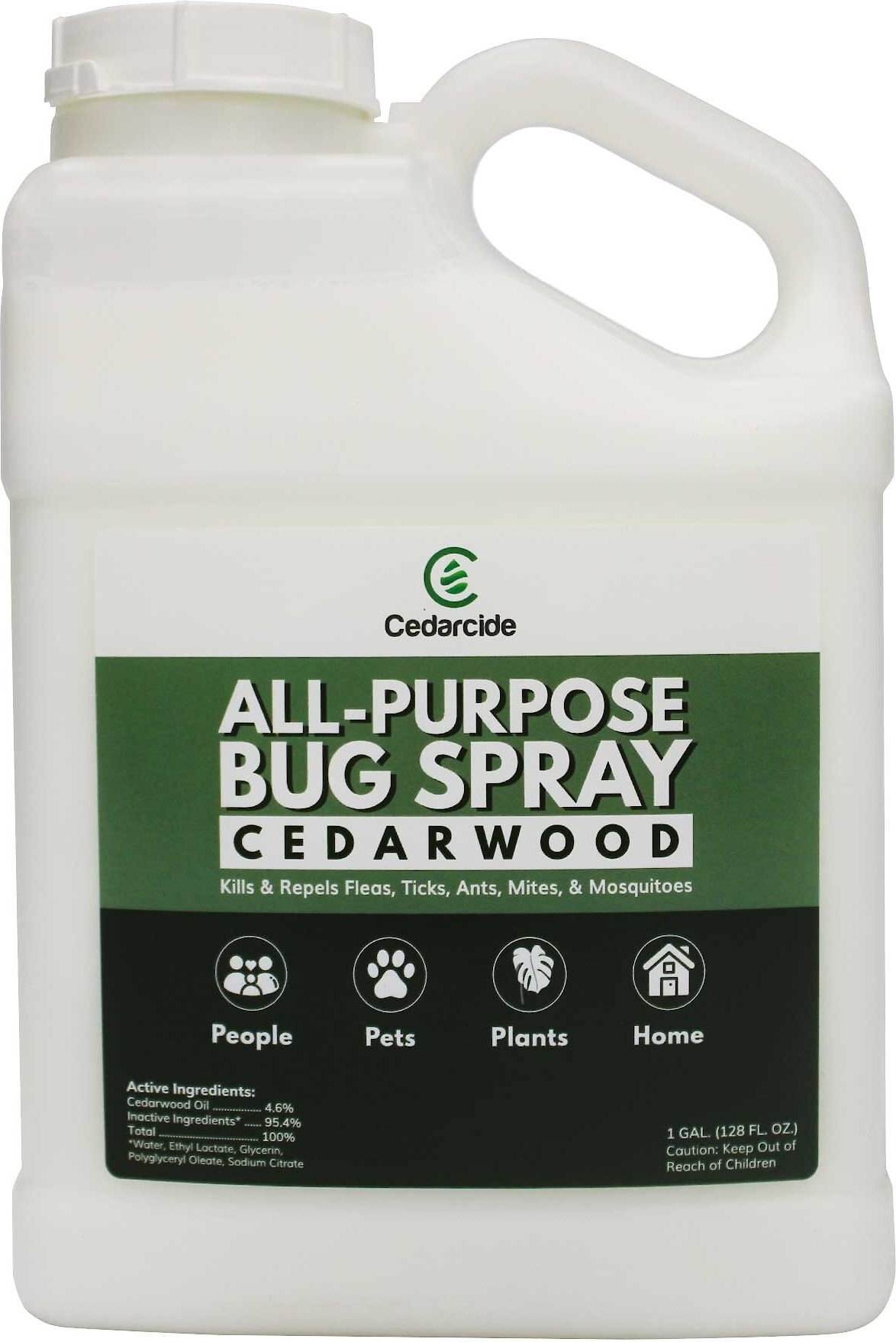 CEDARCIDE Cedarwood All-Purpose Dog & Cat Bug Spray, 128-oz ...