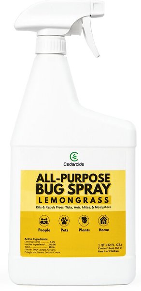 Cedarcide Lemongrass All-Purpose Dog & Cat Bug Spray, 32-oz bottle slide 1 of 4