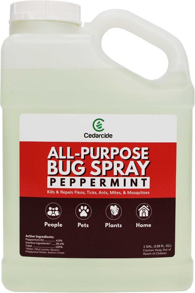 Cedarcide Peppermint All-Purpose Dog Bug Spray, 128-oz bottle slide 1 of 3