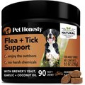 PetHonesty Flea & Tick Defense Hickory Bacon Flavor Soft Chew Dog Flea & Tick Repellent, 90 count