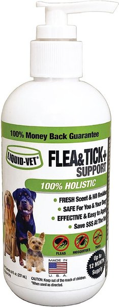 Liquid-Vet Flea & Tick+ Support Formula for Dogs, 8-oz bottle slide 1 of 3