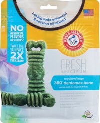 Arm & Hammer Fresh Spectrum 360 Dentamax Dental Chews for Medium & Large Dogs, 36-60 lbs, 7 count