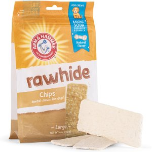 Arm & Hammer Large Rawhide Chips Dog Treats, 6-oz bag