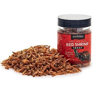 Fluker's Large Sun-Dried Red Shrimp Reptile Treat, 0.6-oz bag