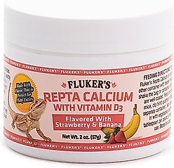 Fluker's Strawberry Banana Flavored Reptile Calcium Supplement, 2-oz bottle slide 1 of 4