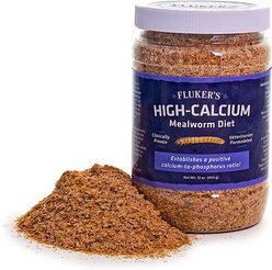 Fluker's Hi Calcium Mealworm Diet Reptile Food, 12-oz bag slide 1 of 5