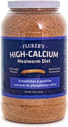 Fluker's Hi Calcium Mealworm Diet Reptile Food, 3-lb bag slide 2 of 5