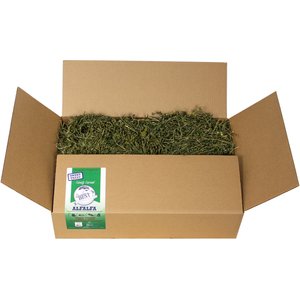 Grandpa's Best Alfalfa Loose Boxed Hay Small Pet Food, 10-lb box