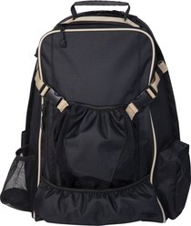 Huntley Equestrian Horse Riding Helmet & Boot Backpack, Black