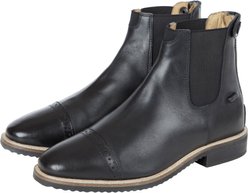Huntley Equestrian Women's Premium Leather English Paddock Back Zipper Horse Riding Boots, Size 7
