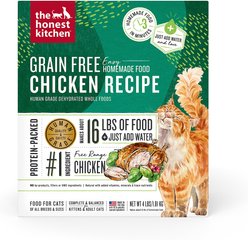 The Honest Kitchen Dehydrated Grain-Free Chicken Cat Food, 4-lb
