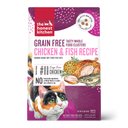 The Honest Kitchen Whole Food Clusters Grain-Free Chicken & Fish Dry Cat Food, 4-lb