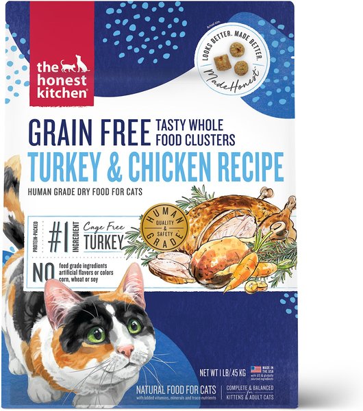 THE HONEST KITCHEN Whole Food Clusters Grain Free Turkey Chicken