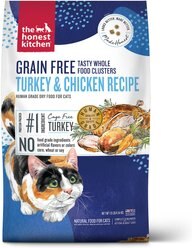 The Honest Kitchen Whole Food Clusters Grain-Free Turkey & Chicken Dry Cat Food, 10-lb bag