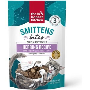 The Honest Kitchen Smittens Bites Heart-Shaped Herring Cat Treats, 2-oz