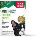 The Honest Kitchen Grain-Free Minced Chicken in Bone Broth Gravy Wet Cat Food, 5.5-oz, case of 12