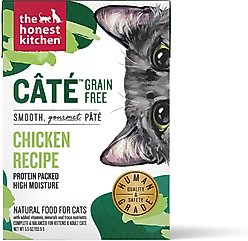 The Honest Kitchen Grain-Free Chicken Pate Wet Cat Food, 5.5-oz, case of 12