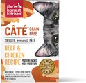 The Honest Kitchen Grain-Free Beef & Chicken Pate Wet Cat Food, 5.5-oz, case of 12