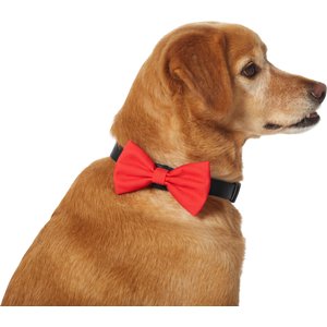 Frisco Classic Everyday Dog Collar Bow, Medium/Large, Red