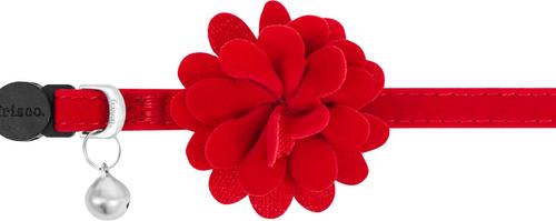 Show full view: Frisco Velvet Cat Collar, Red, 8 to 12-in neck, 3/8-in wide slide 2 of 5