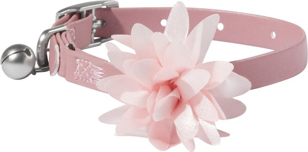 Frisco Faux Leather Cat Collar, Pink slide 1 of 5