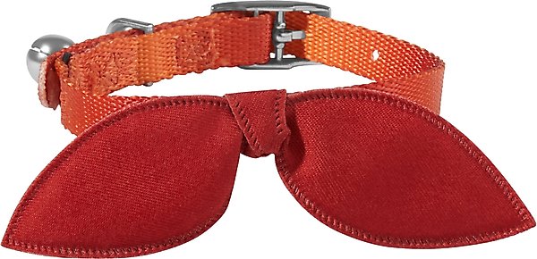 Frisco Ombre Design Cat Collar with Bow, Red slide 1 of 5