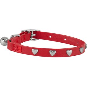 Frisco Heart Design Cat Collar, Red