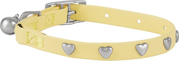 Frisco Heart Design Cat Collar, Yellow slide 1 of 5