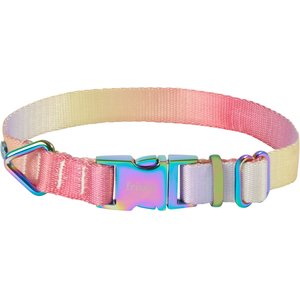 Frisco Pink Ombre Style Dog Collar, X-Small - Neck: 8 - 12-in, Width: 5/8-in